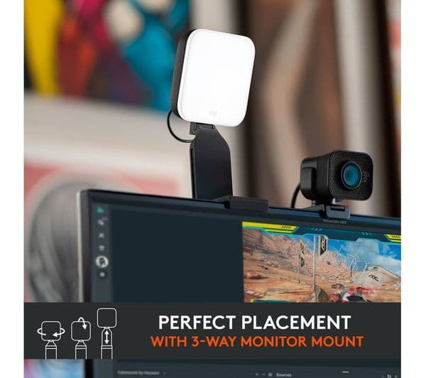 LOGITECH Litra Glow Streaming Light Black - Image 5