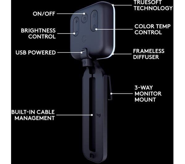 LOGITECH Litra Glow Streaming Light Black - Image 6