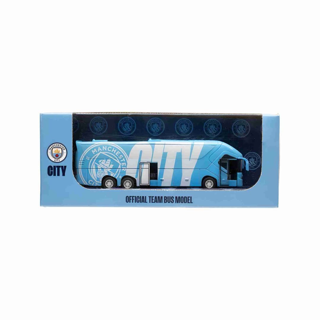 Manchester City Model Bus Football Team Coach Toy - Image 3
