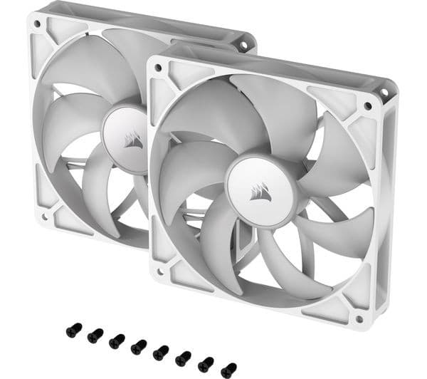 CORSAIR RS140 ARGB PWM 140 mm Case Fan - White, Dual Pack - Image 6