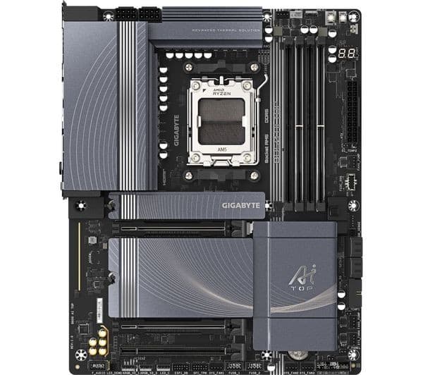 GIGABYTE B850 AI TOP ATX AM5 DDR5 Motherboard - Wi-Fi 7, Dual 10GbE LAN, PCIe 5.0, 3x M.2