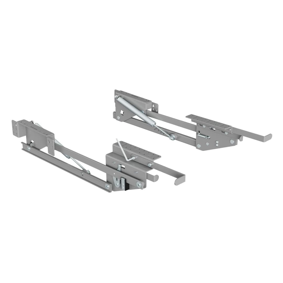 Maclean MC-497 Built-In Extendable Kitchen Shelf - Silver - Image 4