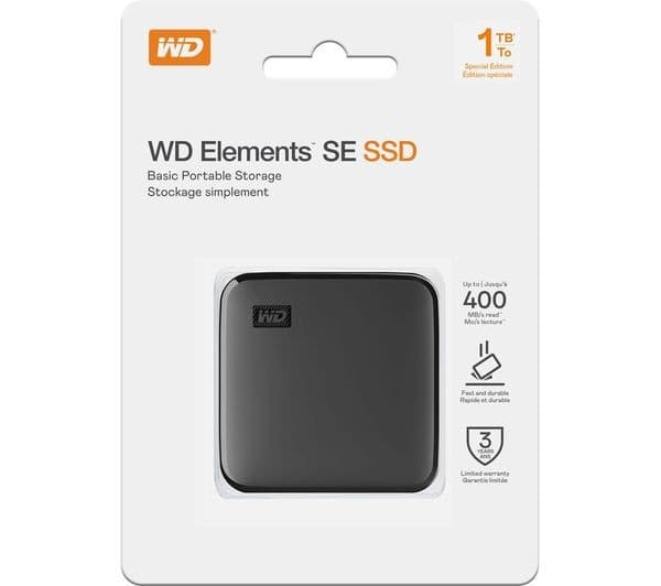 WD Elements Portable External SSD - 1 TB, Black - Image 5