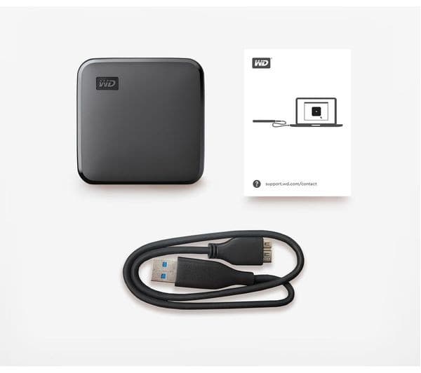 WD Elements Portable External SSD - 1 TB, Black - Image 6