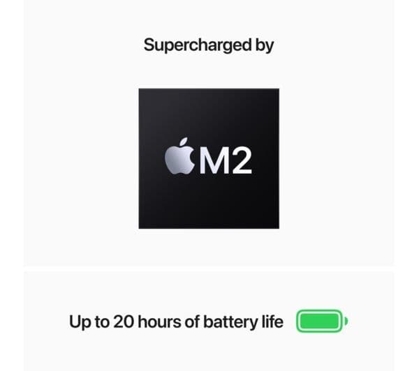 APPLE MacBook Pro 13.3" (2022) - M2, 8GB RAM, 512 GB SSD, Space Grey - Image 3