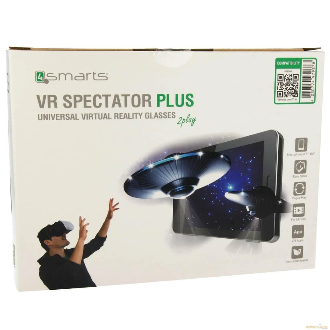 4smarts Spectator plus, Black Universal Virtual Reality Glasses Brand New - Image 1