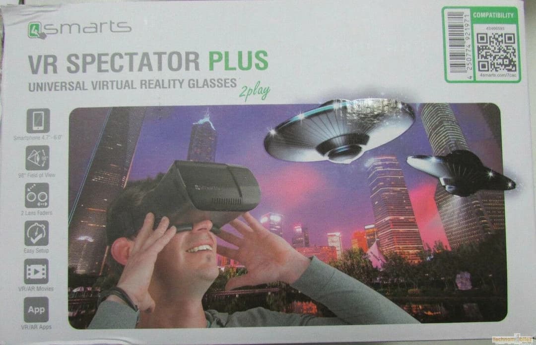 4smarts Spectator plus, Black Universal Virtual Reality Glasses Brand New - Image 5