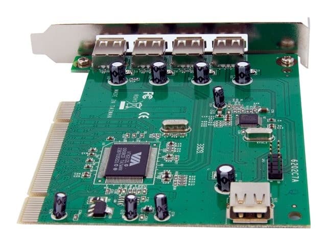 StarTech.com 7 Port PCI USB Card Adapter - PCI to USB 2.0 Controller Adapter Card - Full Profile Expansion Card (PCIUSB7) - USB adapter - PCI - 7 ports - Image 3