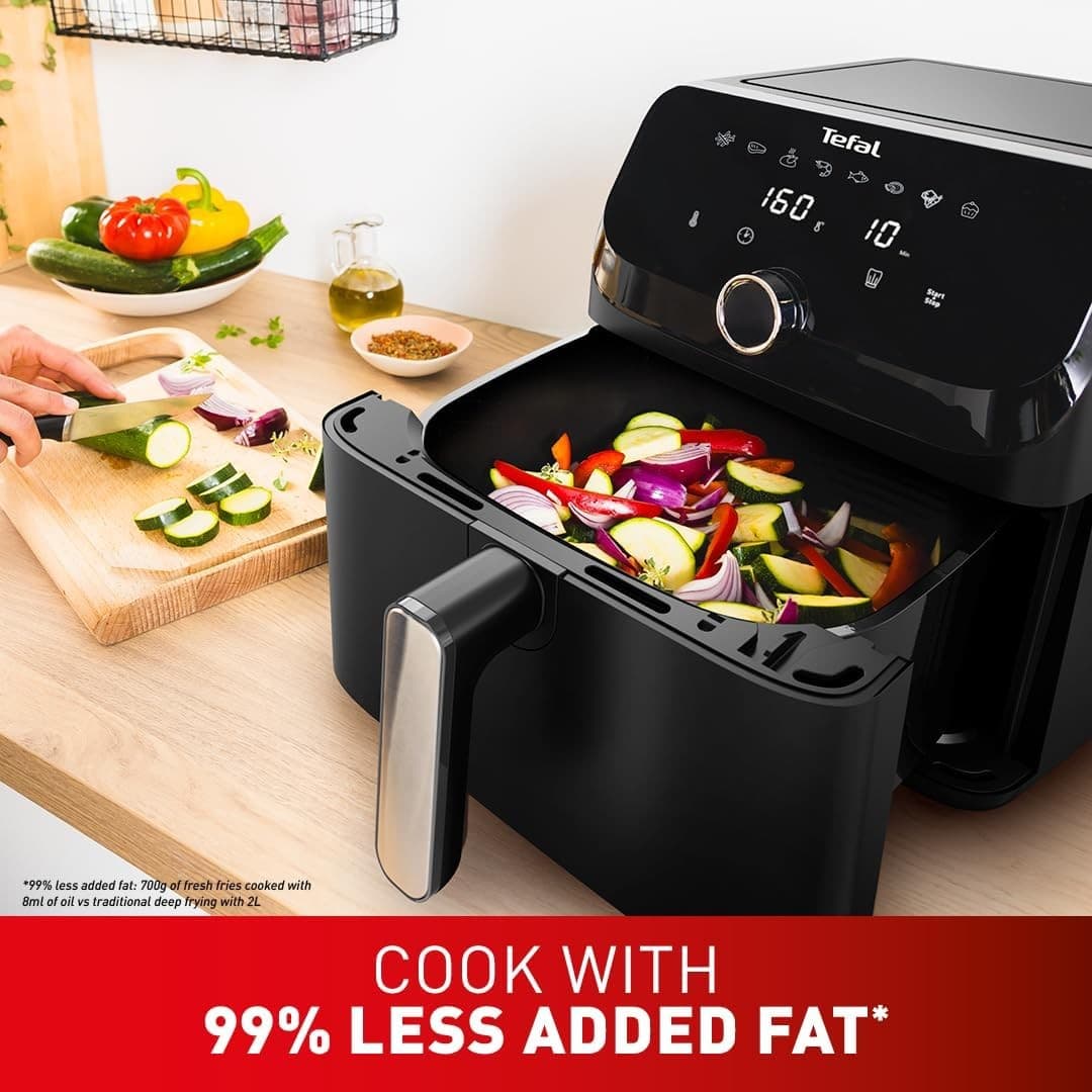 Tefal Easy Fry Mega Air Fryer 7.5L Black (EY8558) - Image 5