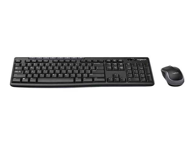 Logitech MK270 Wireless Keyboard and Mouse Combo - German Layout, Black - Image 1