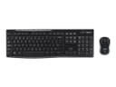 Logitech MK270 Wireless Keyboard and Mouse Combo - German Layout, Black thumbnail 2