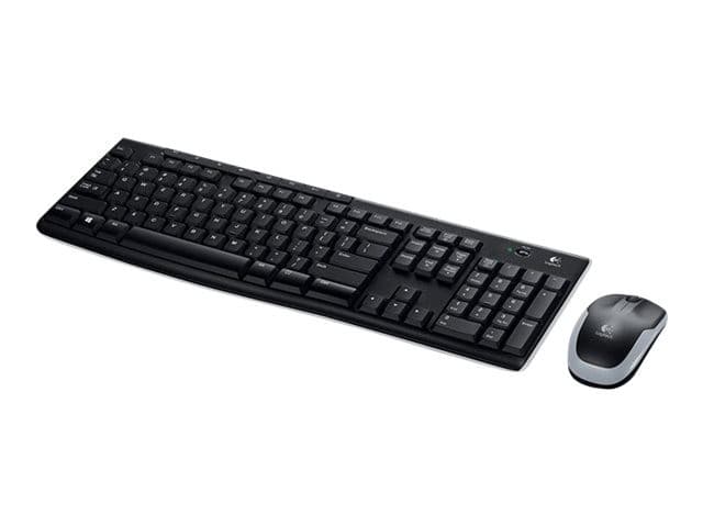 Logitech MK270 Wireless Keyboard and Mouse Combo - German Layout, Black - Image 3