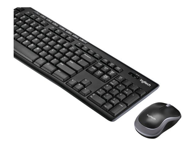 Logitech MK270 Wireless Keyboard and Mouse Combo - German Layout, Black - Image 10