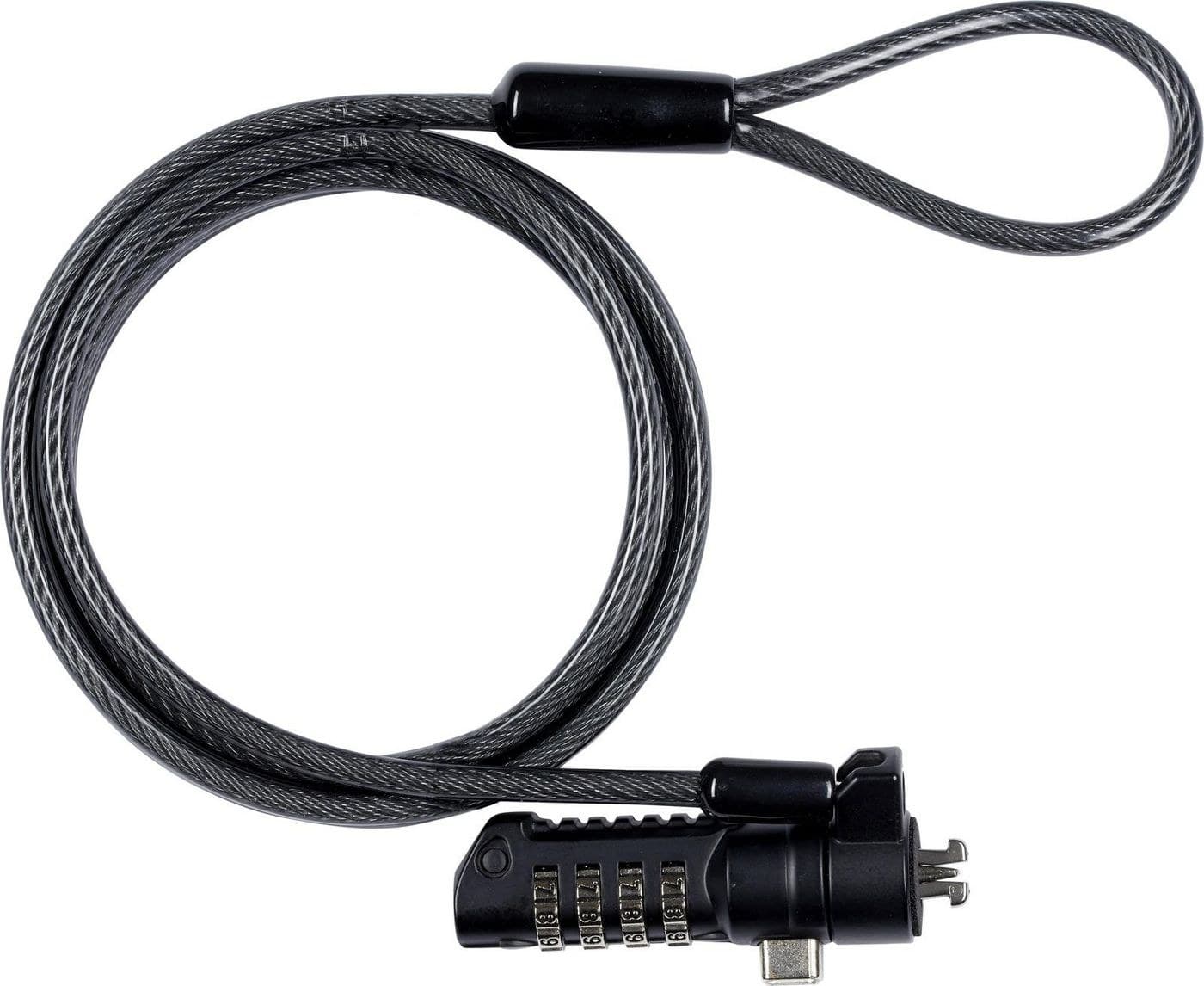 Security lock with 4-wheel