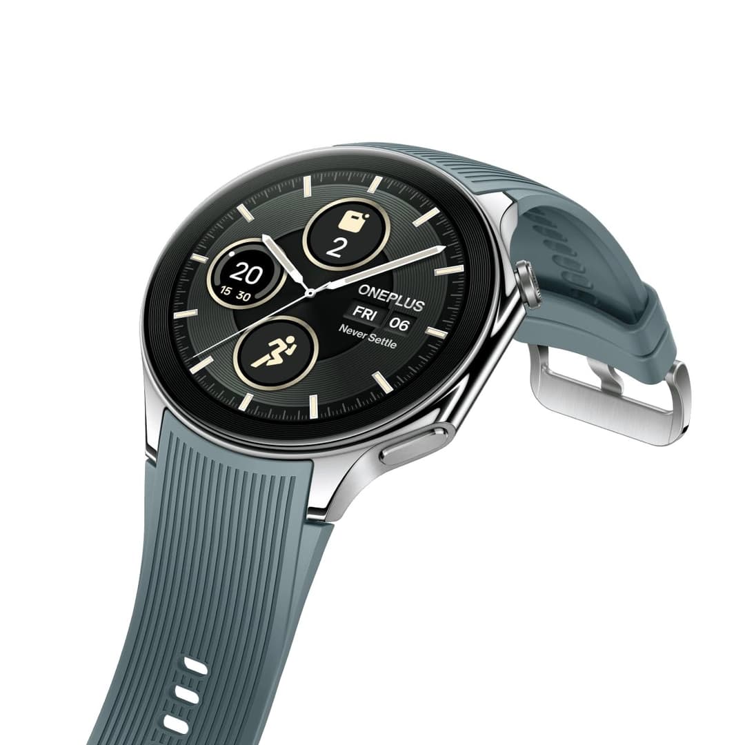 OnePlus Watch 2 Radiant Steel Smartwatch - Radiant Steel - Image 4