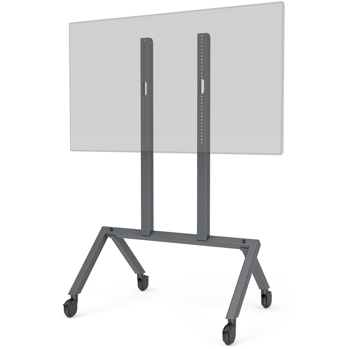 H714-BG AV Cart with Base Configuration, Black & Gray