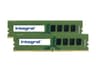 Integral - DDR4 - kit - 32 GB: 2 x 16 GB - DIMM 288-pin - 2400 MHz / PC4-19200 - unbuffered
