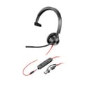Poly Blackwire 3315 Monaural Microsoft Teams Certified USB-C USB-A 3.5mm Wired Headset thumbnail 1