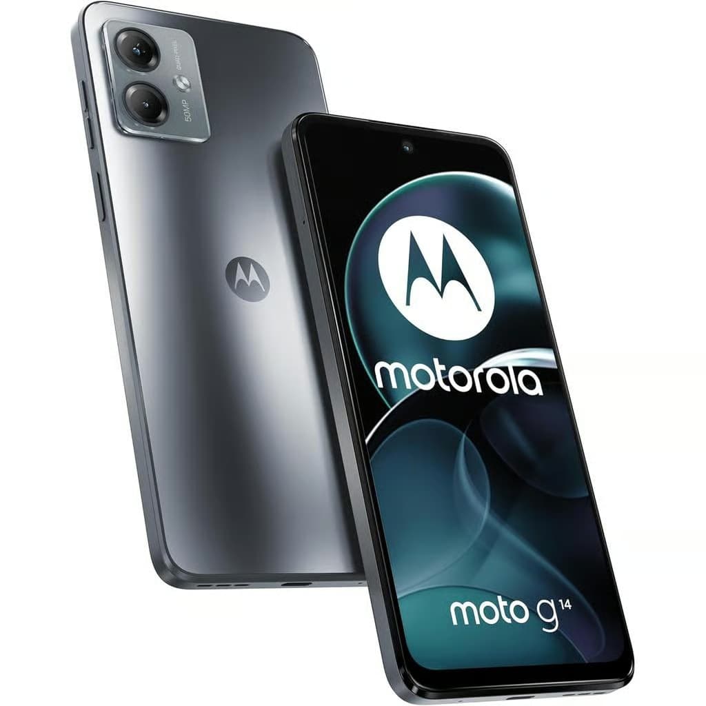 Motorola Moto G14 128GB 4GB RAM 4G LTE Smartphone 6.5 Inch Full HD+ - Steel Grey