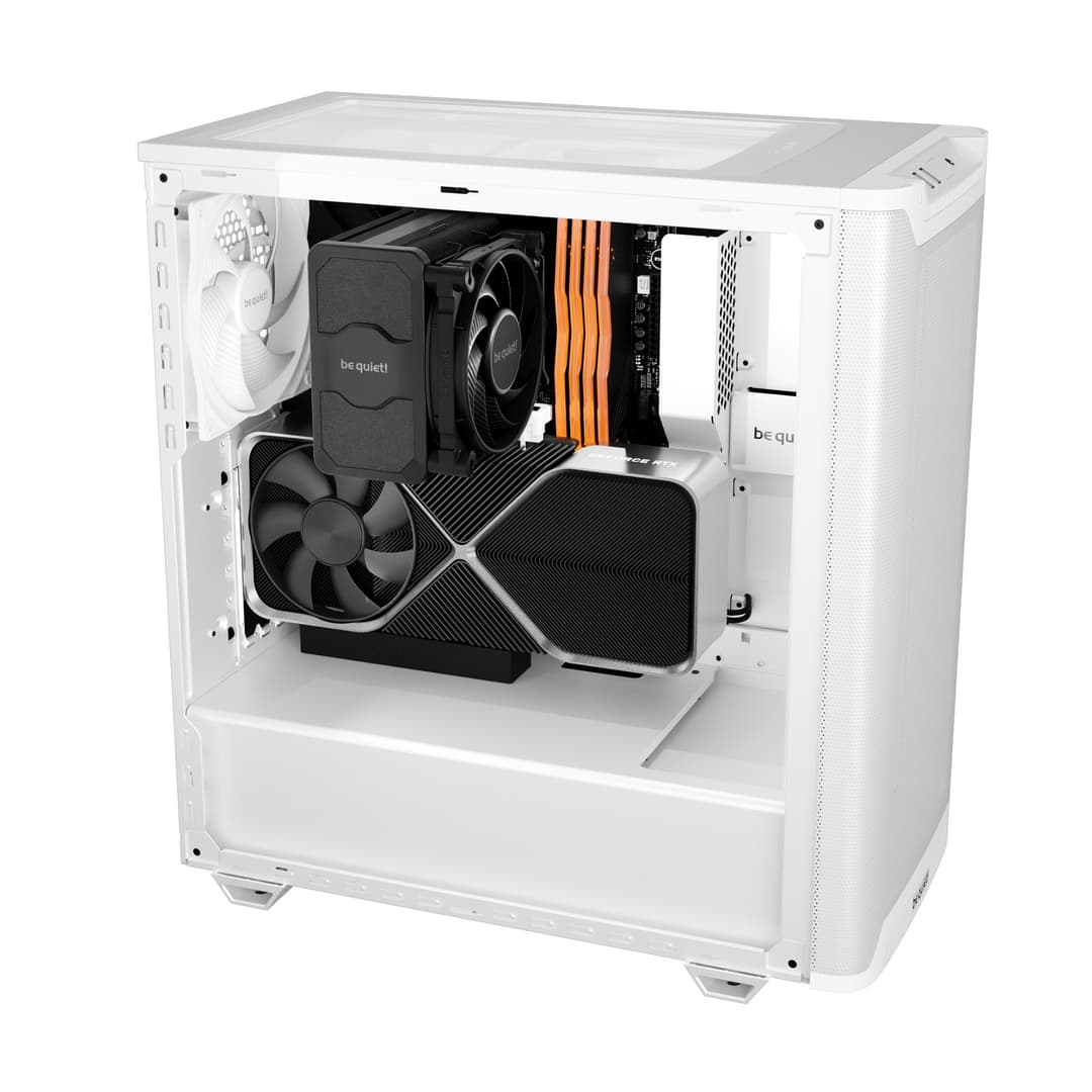 be quiet! Pure Base 501 Airflow ATX Mid Tower Gaming PC Case - Black - Image 3