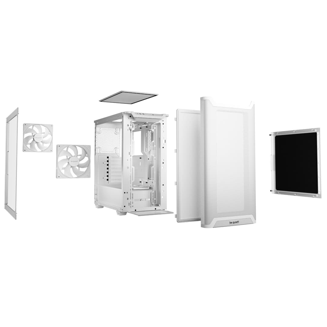 be quiet! Pure Base 501 Airflow ATX Mid Tower Gaming PC Case - Black - Image 7