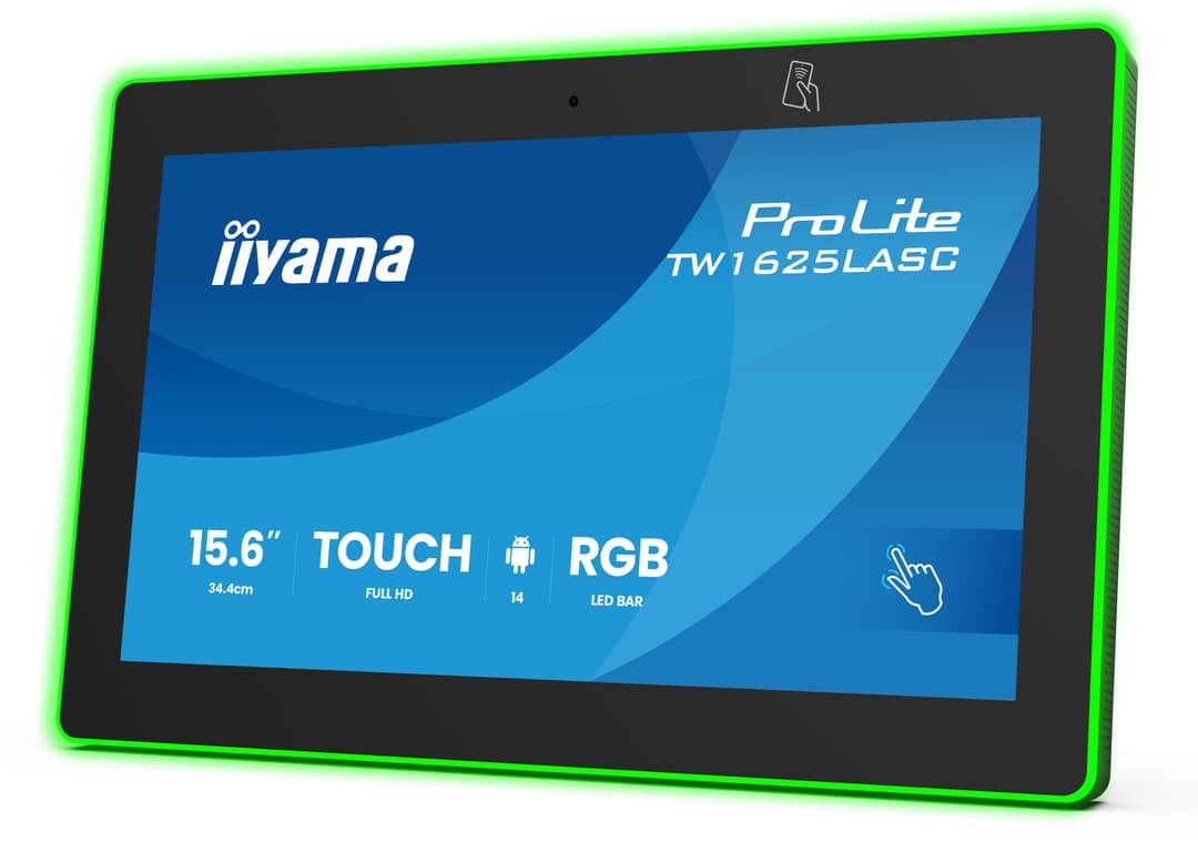 iiyama TW1625LASC-B3PNR meeting room display 39.6 cm (15.6") 1920 x 1080 pixels LED Wi-Fi 6 (802.11ax), Wi-Fi 5 (802.11ac), Wi-Fi 4 (802.11n), 802.11g, 802.11a, 802.11b Black Bluetooth - Image 4