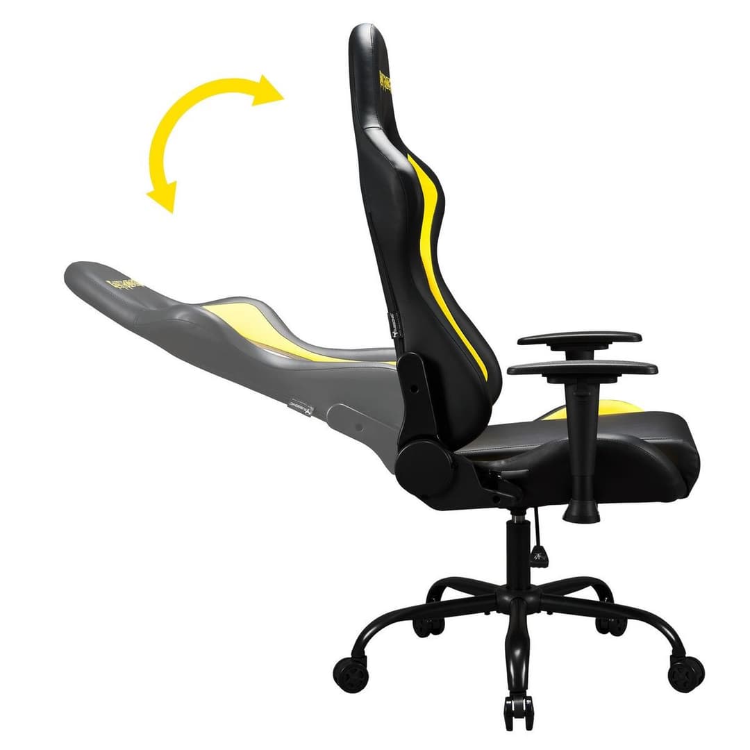 Subsonic Iron Maiden Killers Pro Gaming Chair - Black and Yellow - Image 5