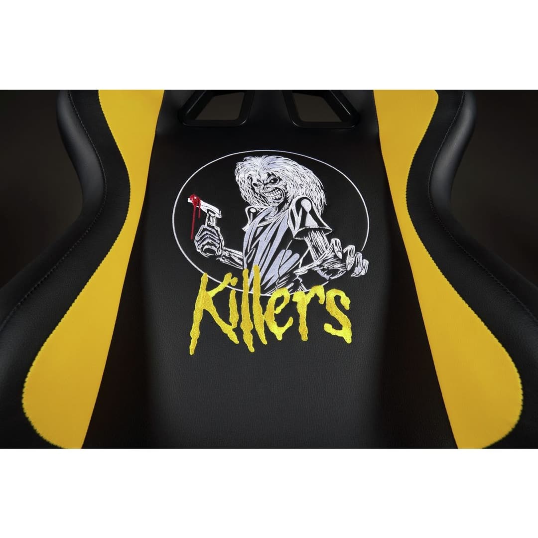 Subsonic Iron Maiden Killers Pro Gaming Chair - Black and Yellow - Image 8