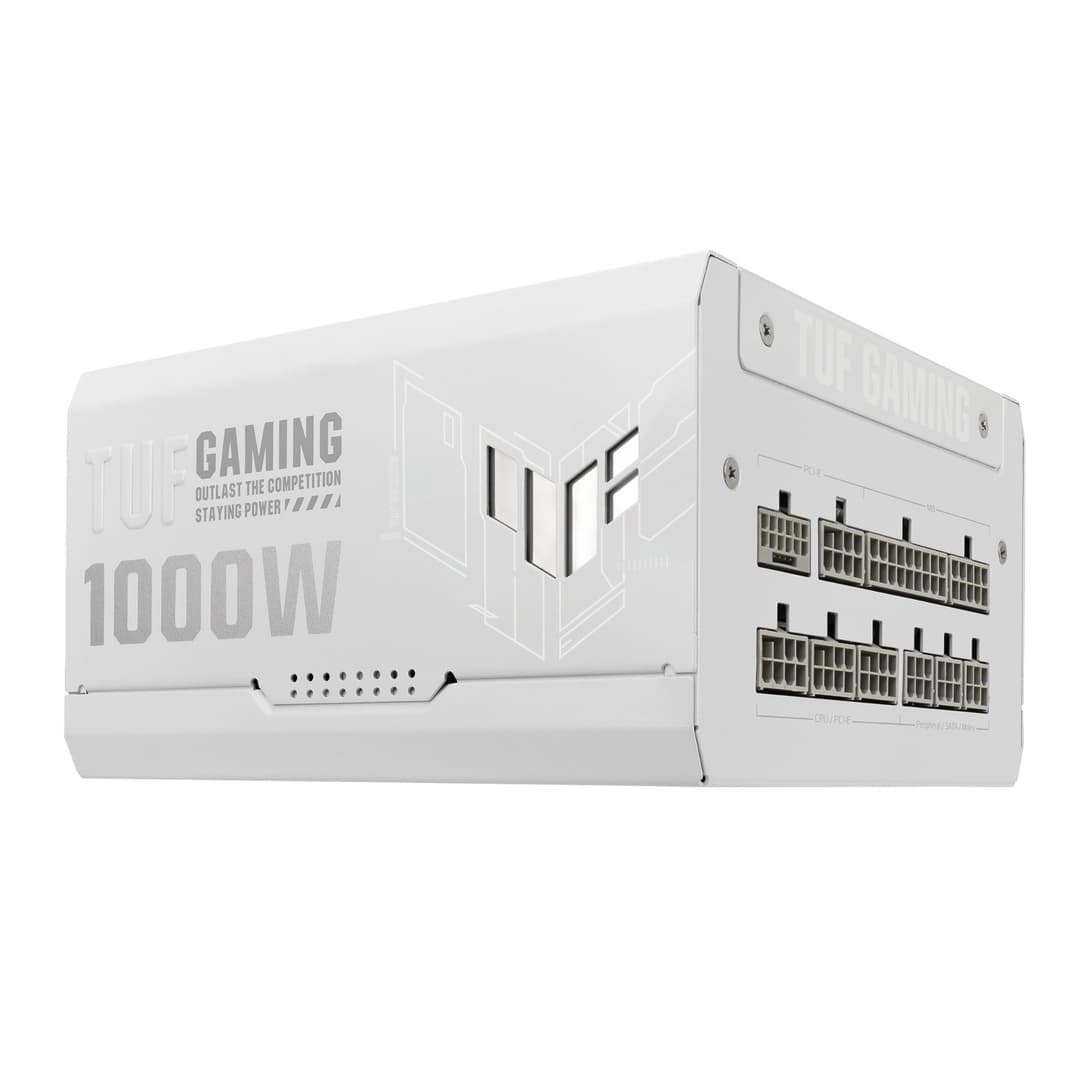 ASUS TUF Gaming 1000W 80 PLUS Gold Fully Modular ATX 3.0 Power Supply - White - Image 5