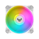 ASUS TUF Gaming TF120 ARGB 120mm PC Case Fan Triple Pack - White thumbnail 4