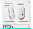 Logitech Pop Icon Wireless Optical Mouse - White thumbnail 6