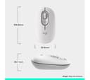 Logitech Pop Icon Wireless Optical Mouse - White thumbnail 9