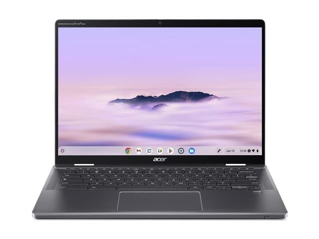 Acer Chromebook Plus Enterprise Spin 714 14" 2-in-1 Touchscreen Core Ultra 5 115U 8GB 256GB - Steel Grey - Image 1