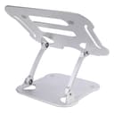 StarTech.com Laptop Stand for Desk, Ergonomic Laptop Stand Adjustable Height, Aluminum, Portable, Supports up to 22lb (10kg), Foldable Laptop Holder for Desk - Angled Notebook Computer Riser/Lift thumbnail 2