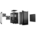 Be Quiet Pure Base 501 Airflow ATX Midi Tower Tempered Glass Black PC Case thumbnail 3