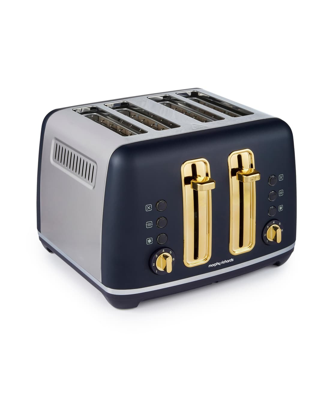 Morphy Richards Accents 4 Slice Toaster - Navy - Image 1