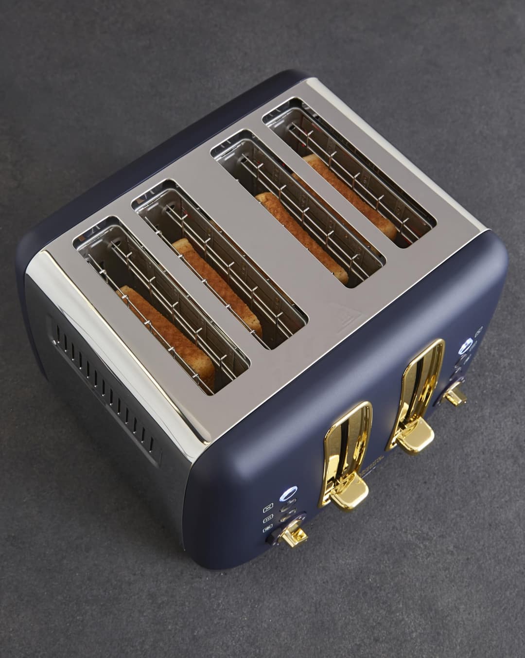 Morphy Richards Accents 4 Slice Toaster - Navy - Image 5