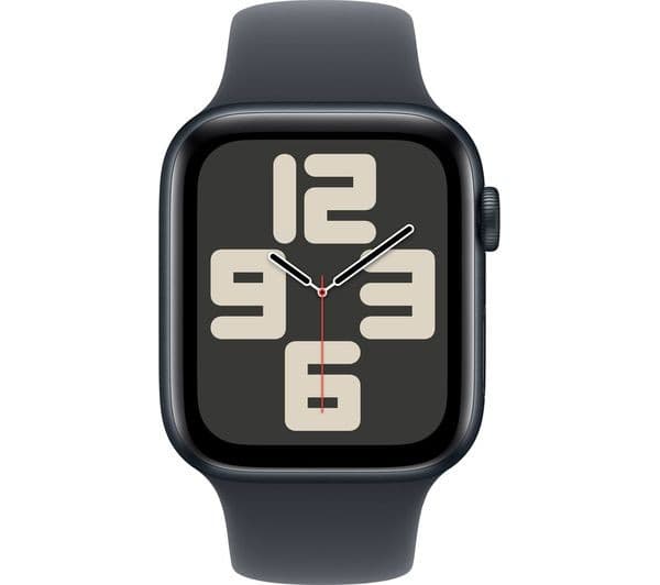 Apple Watch SE 2nd Gen GPS 44mm Aluminium Case with Sport Band M/L - Midnight - Image 2