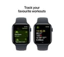Apple Watch SE 2nd Gen GPS 44mm Aluminium Case with Sport Band M/L - Midnight thumbnail 6