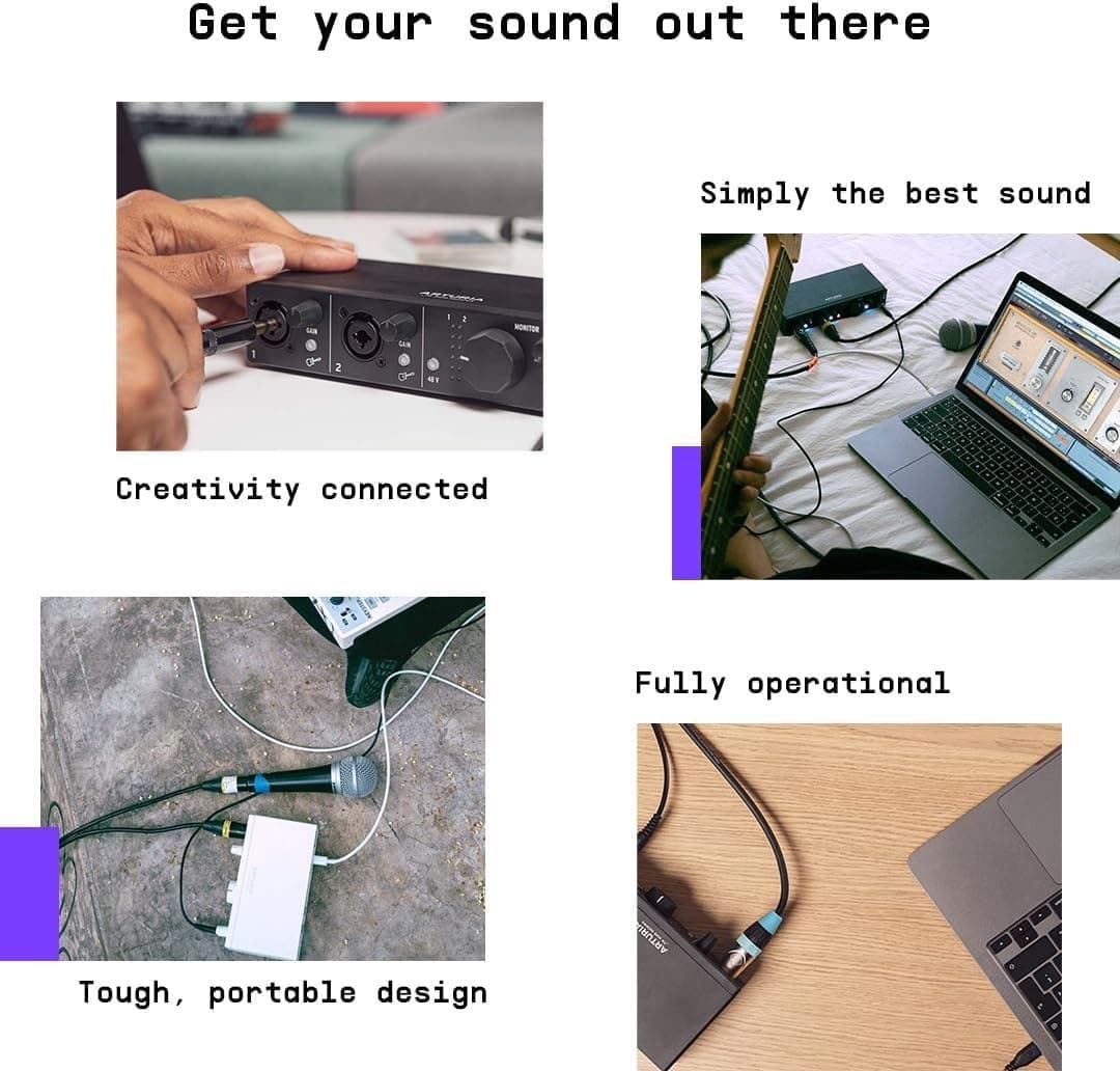 Arturia MiniFuse USB-C Audio Interface - Champagne - Image 5