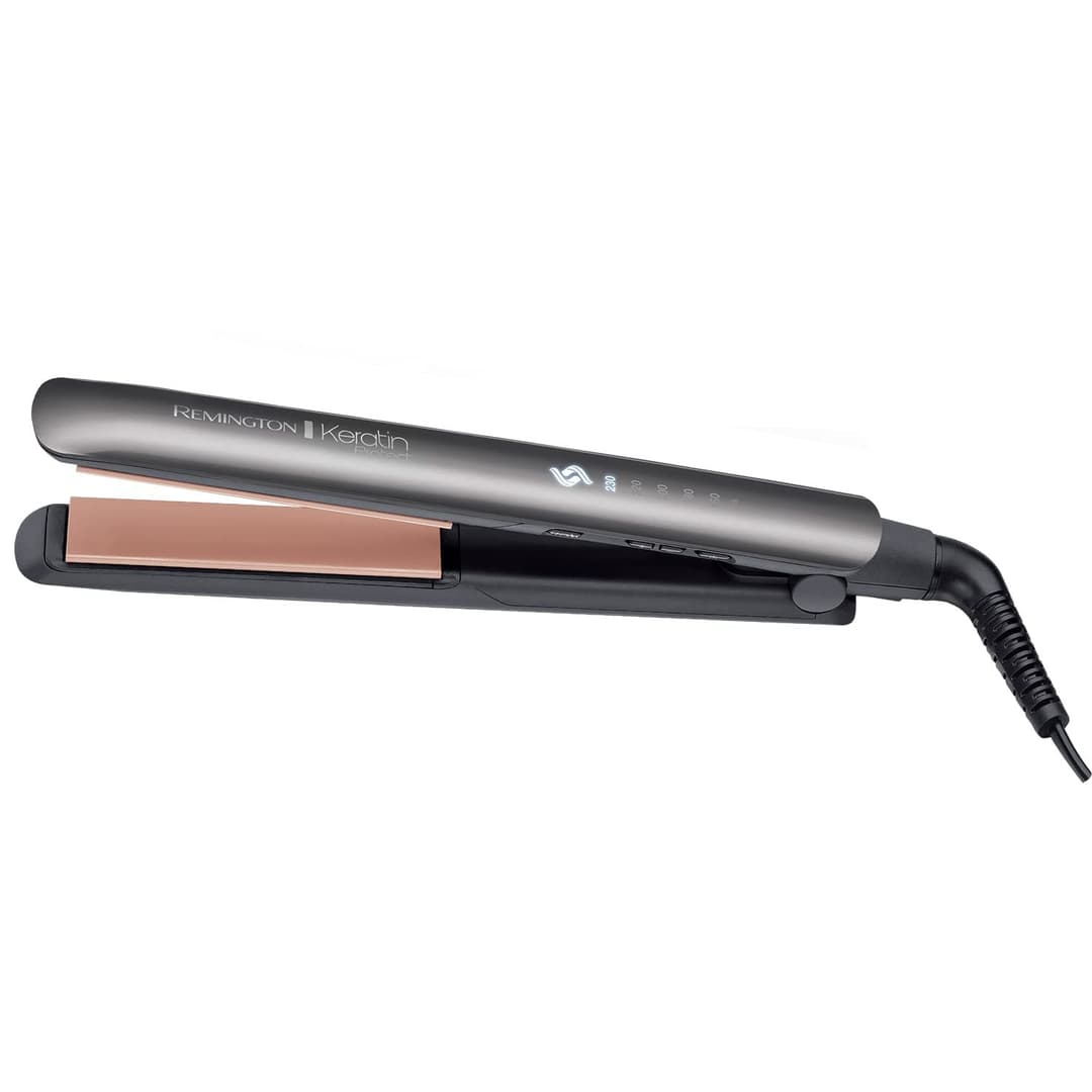 Remington Keratin Protect Intelligent Hair Straightener S8598 - Grey - Image 1