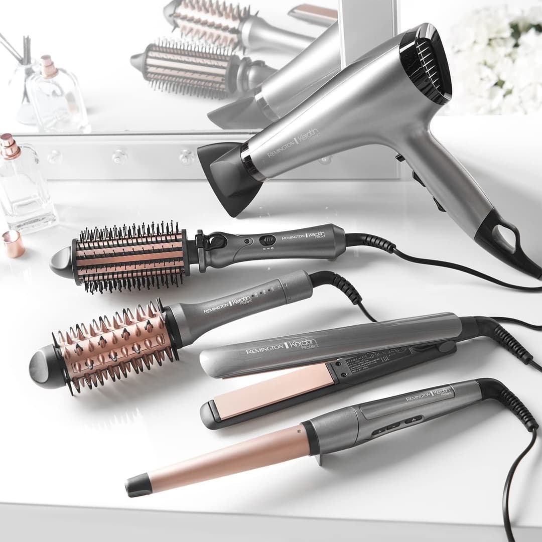 Remington Keratin Protect Intelligent Hair Straightener S8598 - Grey - Image 5