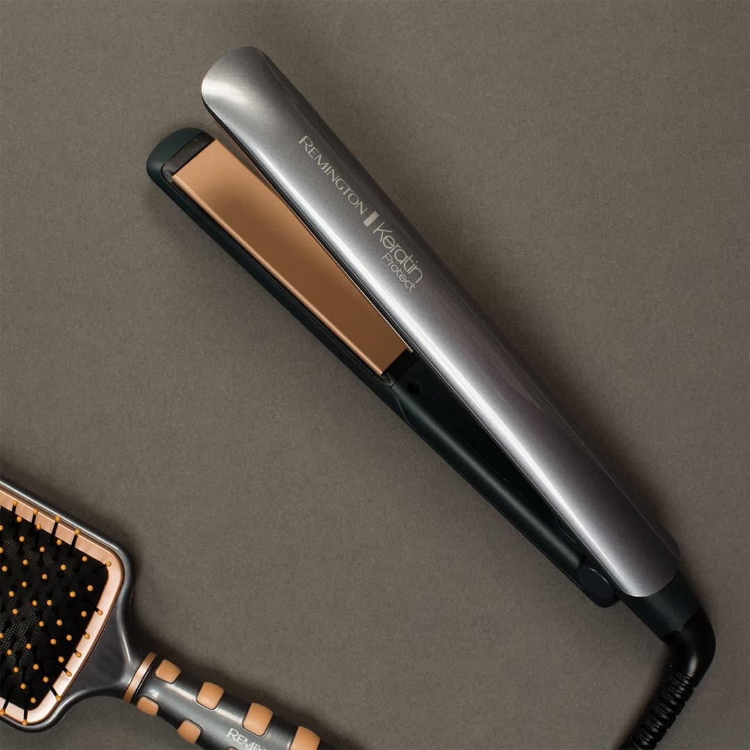 Remington Keratin Protect Intelligent Hair Straightener S8598 - Grey - Image 6