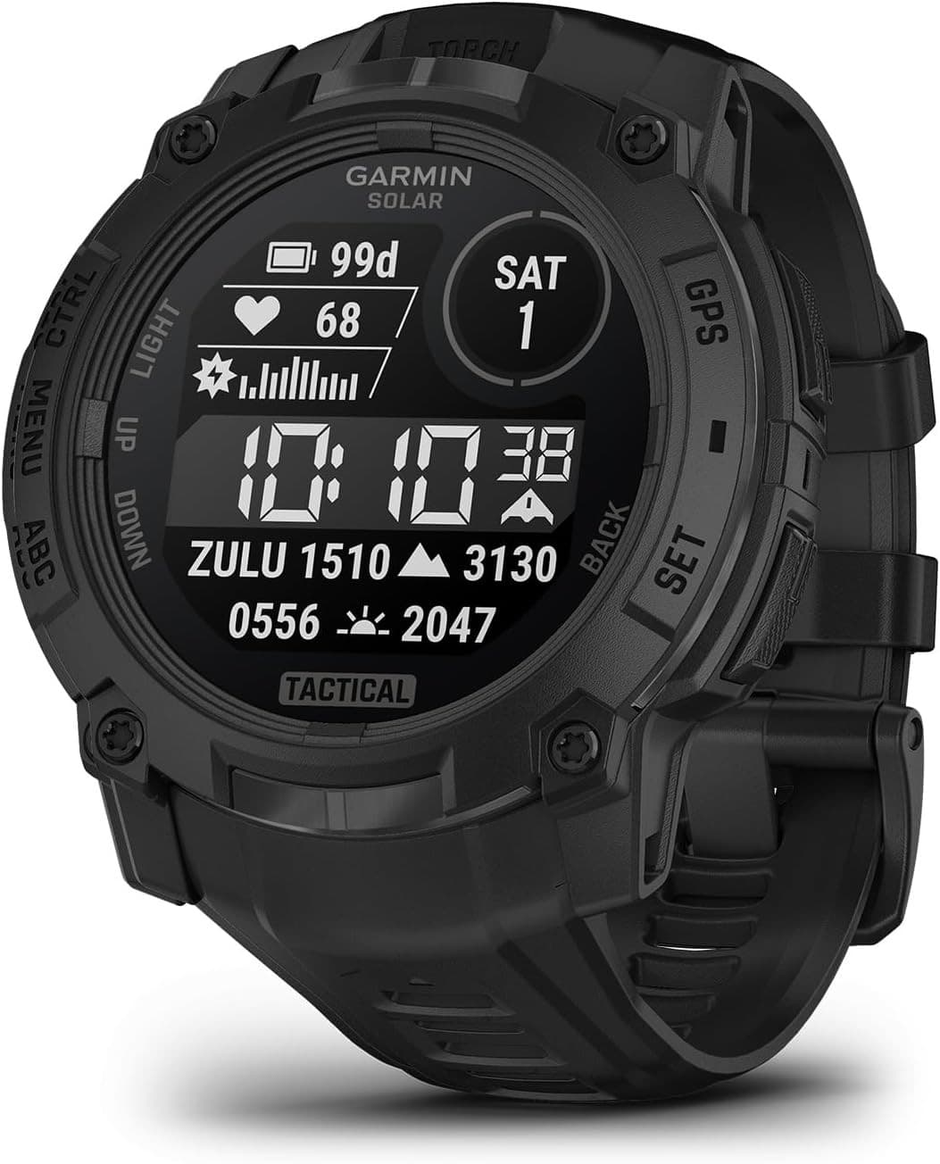 Garmin Instinct 3 Tactical Edition Solar Smartwatch 50mm Black