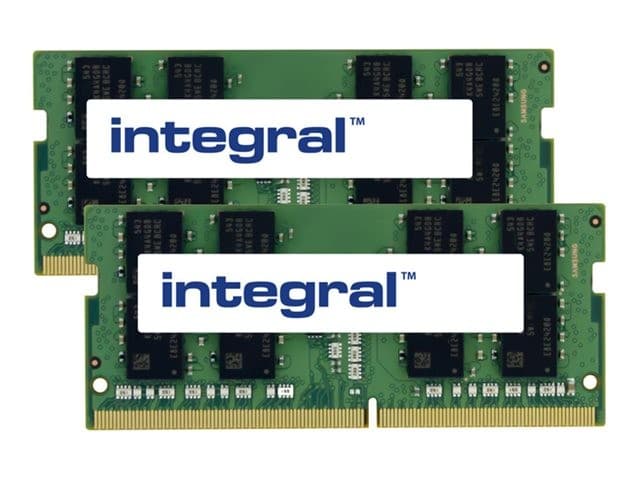 Integral - DDR4 - kit - 32 GB: 2 x 16 GB - SO-DIMM 260-pin - 3200 MHz / PC4-25600 - unbuffered - Image 2