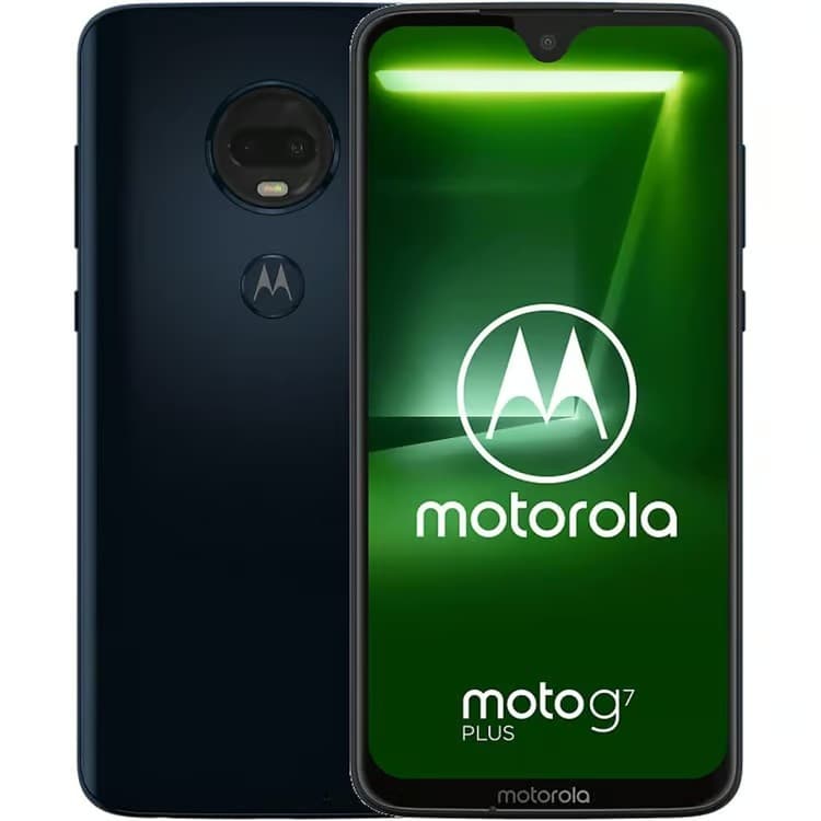 Motorola Moto G7 Plus 64GB 4GB RAM 4G Single SIM Smartphone - Deep Indigo - Image 1