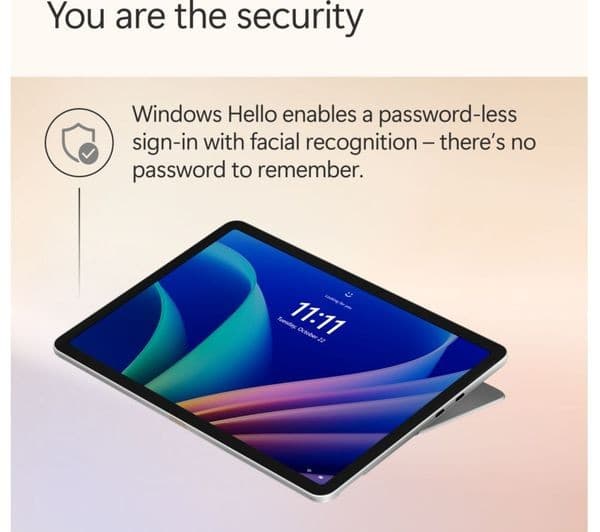 Microsoft Surface Pro 12" Snapdragon X Plus 16GB 256GB Platinum - Image 5