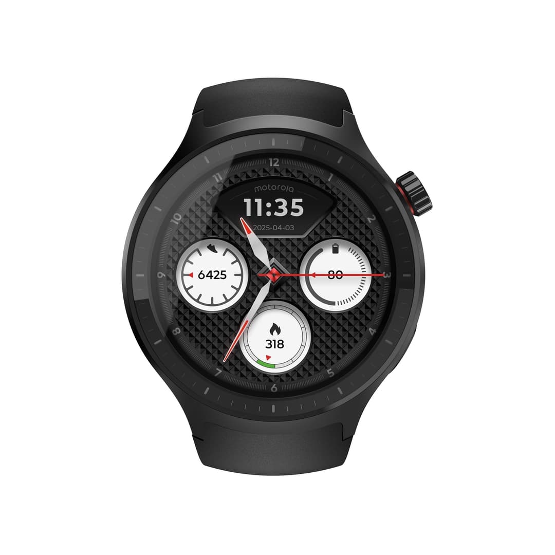 Motorola Moto Watch Volcanic Ash Smartwatch - Black - Image 1