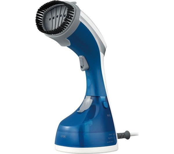 LOGIK LGSB20 Hand Steamer - Blue & White - Image 2