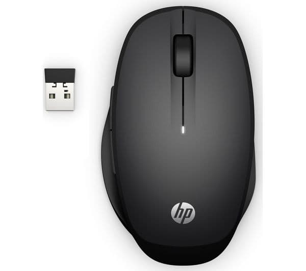 HP Dual Mode 300 Wireless Optical Mouse - Black (6CR71AA) - Image 1